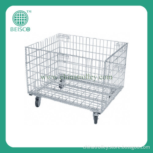 High Quality Heavy Duty Wire Mesh Container (JS-WC02)
